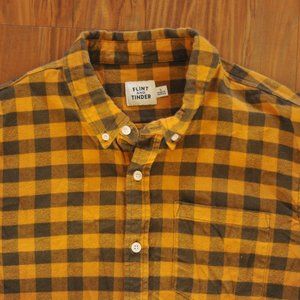 Flint and Tinder Button-Down Flannel Shirt Made in USA